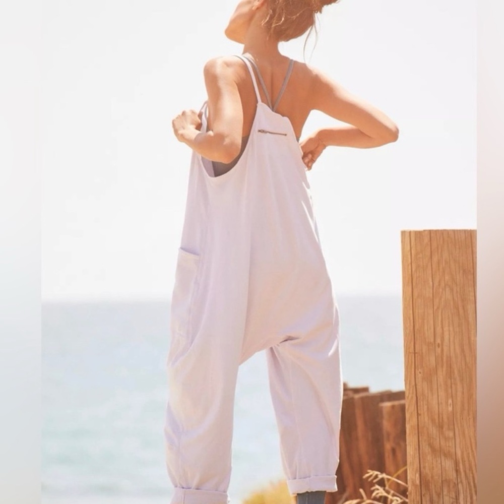 Free People Movement Hot Shot Onesie Lavender - Picture 2 of 5